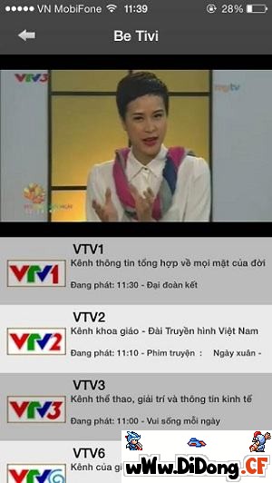 BeTv Phần mềm xem TV trên điện thoại 